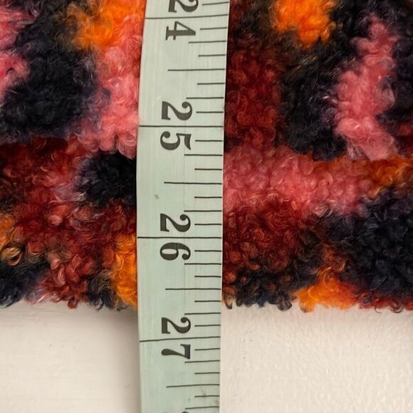 SAGE Collective Women's Red Faux Shearling Pullover Quarter Zip Small NWT - Picture 9 of 9